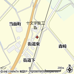 秋田県横手市平鹿町醍醐街道東17周辺の地図