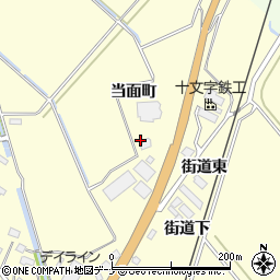 秋田県横手市平鹿町醍醐当面町85周辺の地図