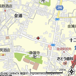 にかほ市商工会周辺の地図