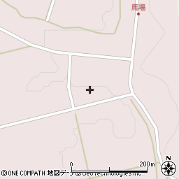 秋田県にかほ市馬場冷沢周辺の地図