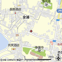 秋田県にかほ市金浦金浦321周辺の地図