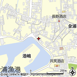 秋田県にかほ市金浦金浦391-8周辺の地図