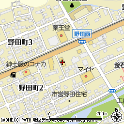 トヨタカローラ岩手　釜石店周辺の地図