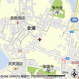 秋田県にかほ市金浦金浦313周辺の地図