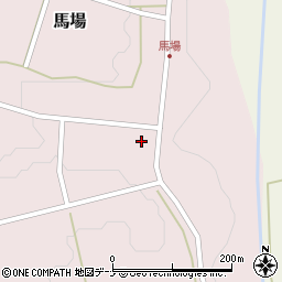 秋田県にかほ市馬場冷沢27周辺の地図