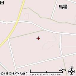 秋田県にかほ市馬場石水口周辺の地図
