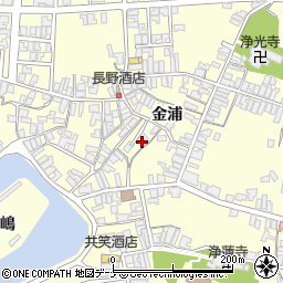 秋田県にかほ市金浦金浦80周辺の地図