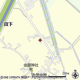 秋田県横手市平鹿町醍醐段下周辺の地図