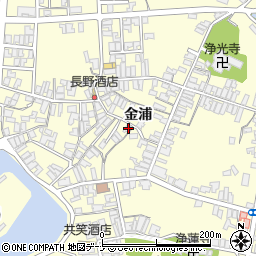 秋田県にかほ市金浦金浦85周辺の地図