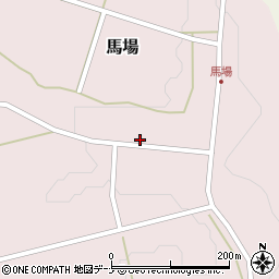 秋田県にかほ市馬場細久保55周辺の地図