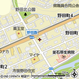 ＨｏｎｄａＣａｒｓ岩手中央釜石店周辺の地図