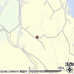 秋田県横手市平鹿町醍醐浅舞山周辺の地図
