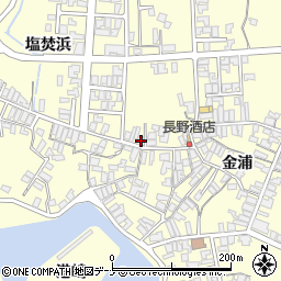 秋田県にかほ市金浦金浦41-1周辺の地図