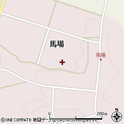秋田県にかほ市馬場（細久保）周辺の地図