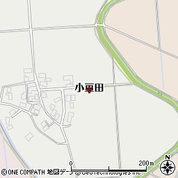 秋田県横手市平鹿町樽見内（小豆田）周辺の地図