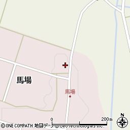 秋田県にかほ市馬場日焼周辺の地図
