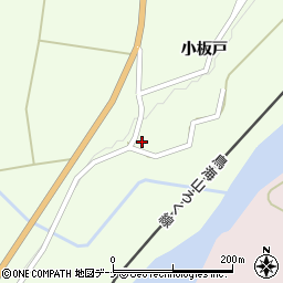秋田県由利本荘市矢島町川辺布目周辺の地図