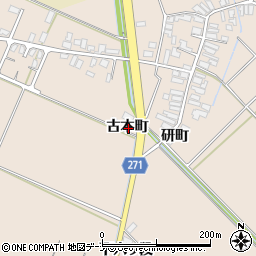 秋田県横手市平鹿町浅舞古本町周辺の地図