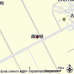秋田県横手市平鹿町醍醐（南沖田）周辺の地図