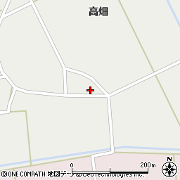 秋田県横手市平鹿町樽見内高畑170周辺の地図