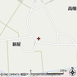 秋田県横手市平鹿町樽見内高畑周辺の地図