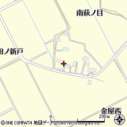 秋田県横手市平鹿町醍醐（田ノ新戸）周辺の地図