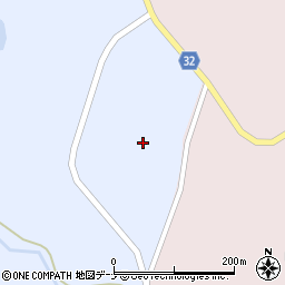 秋田県にかほ市院内川上周辺の地図