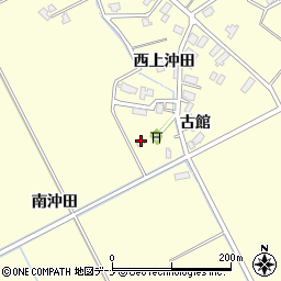 秋田県横手市平鹿町醍醐西上沖田123周辺の地図