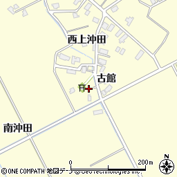 秋田県横手市平鹿町醍醐西上沖田79周辺の地図