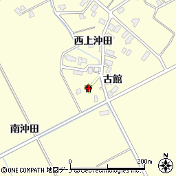 秋田県横手市平鹿町醍醐西上沖田76周辺の地図