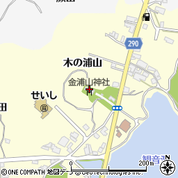 金浦山神社周辺の地図