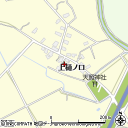 秋田県横手市平鹿町醍醐上樋ノ口周辺の地図
