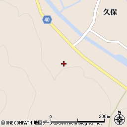 秋田県横手市山内筏伯耆沢周辺の地図
