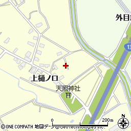秋田県横手市平鹿町醍醐東萩ノ目周辺の地図