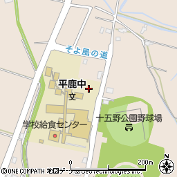 秋田県横手市平鹿町浅舞一関向周辺の地図