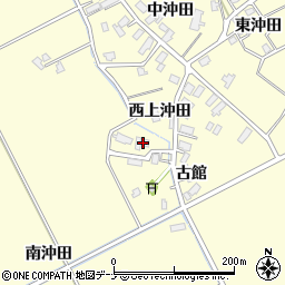 秋田県横手市平鹿町醍醐西上沖田53周辺の地図