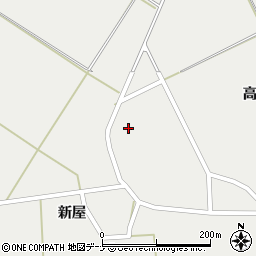 秋田県横手市平鹿町樽見内高畑359-2周辺の地図