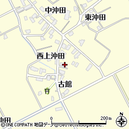 秋田県横手市平鹿町醍醐西上沖田67周辺の地図