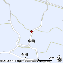 秋田県にかほ市田抓中嶋45-2周辺の地図