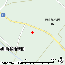 秋田県横手市雄物川町谷地新田（上立野）周辺の地図