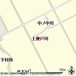 秋田県横手市平鹿町醍醐上佐戸川3周辺の地図