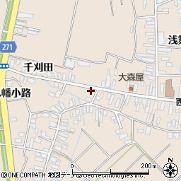 秋田県横手市平鹿町浅舞浅舞136周辺の地図
