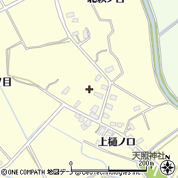 秋田県横手市平鹿町醍醐西萩ノ目周辺の地図