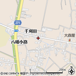 秋田県横手市平鹿町浅舞千刈田62周辺の地図