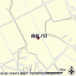 秋田県横手市平鹿町醍醐南萩ノ目周辺の地図