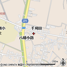 秋田県横手市平鹿町浅舞千刈田94周辺の地図