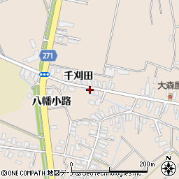 秋田県横手市平鹿町浅舞千刈田59周辺の地図