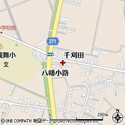 秋田県横手市平鹿町浅舞千刈田14周辺の地図