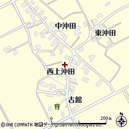 秋田県横手市平鹿町醍醐西上沖田59-1周辺の地図