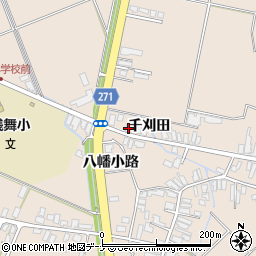 秋田県横手市平鹿町浅舞千刈田4周辺の地図